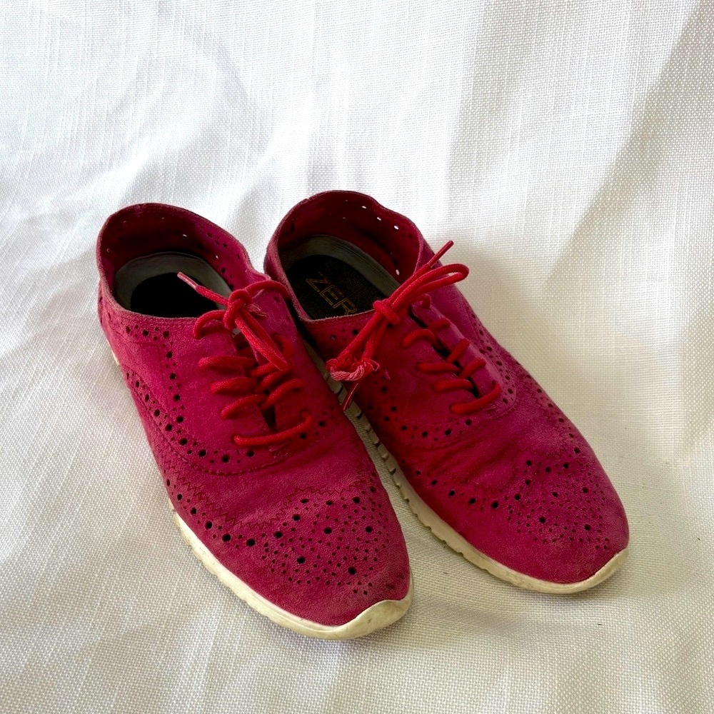 Cole Haan hot pink ladder, Oxford, laser zero ground Shoes
